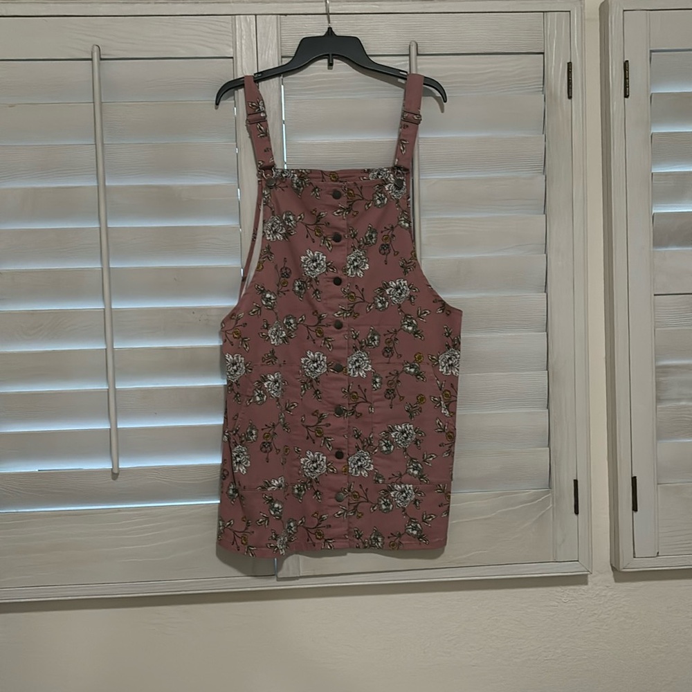 Pink floral dress